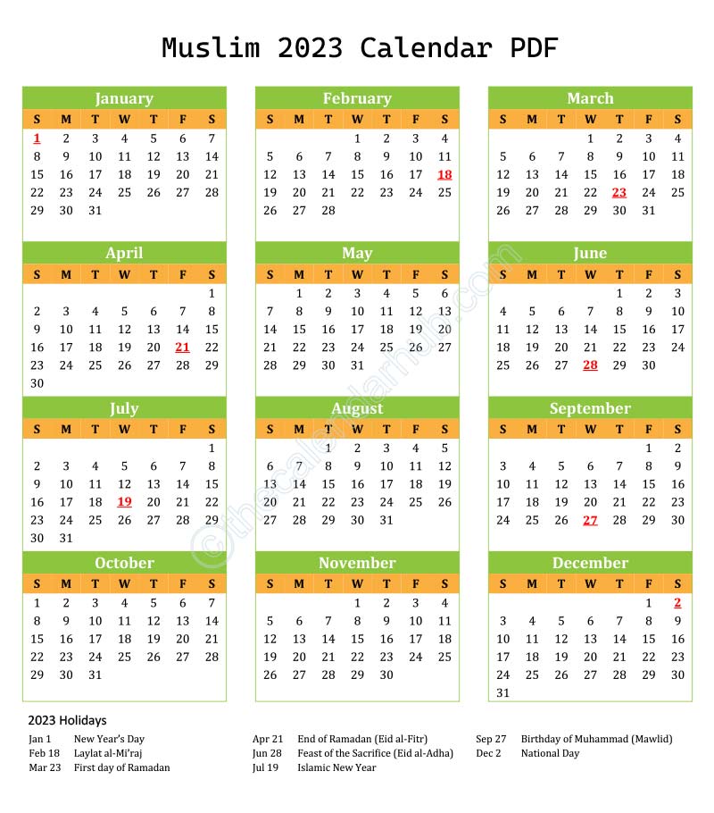 Muslim-2023-Calendar-PDF